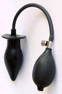 INFLATABLE SEMI SOLID BUTT PLUG SMALL