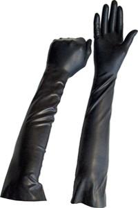 Rubber gloves elbow-lenght